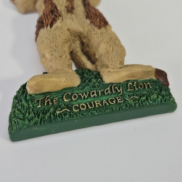 VINTAGE Kurt Alder Wizard of Oz Cowardly Lion Christmas Resin Ornament 1999 - Picture 3 of 6
